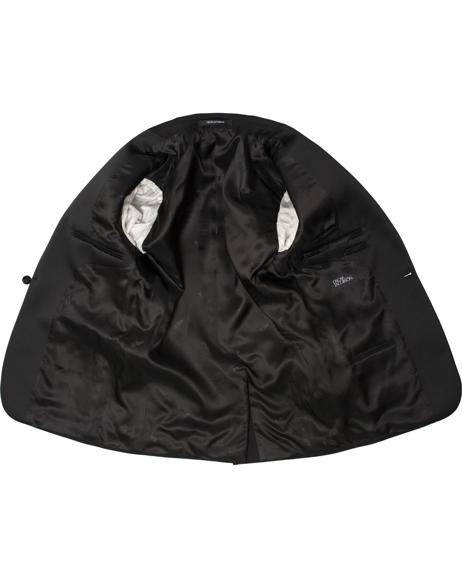 Hombres | Blazers | Oscar Jacobson | Frampton Tuxedo Jacket Black