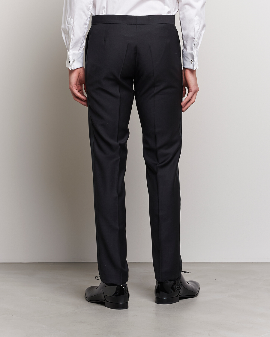 Hombres | Pantalones | Oscar Jacobson | Devon Tuxedo Trousers Black