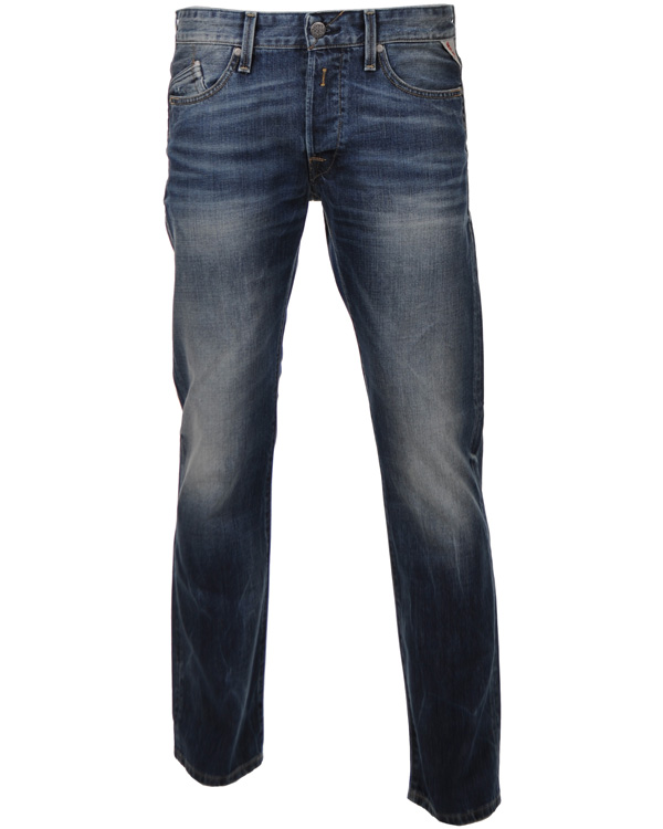 Hombres | Pantalones | Replay | Waitom M983 Jeans Flat Finish Denim