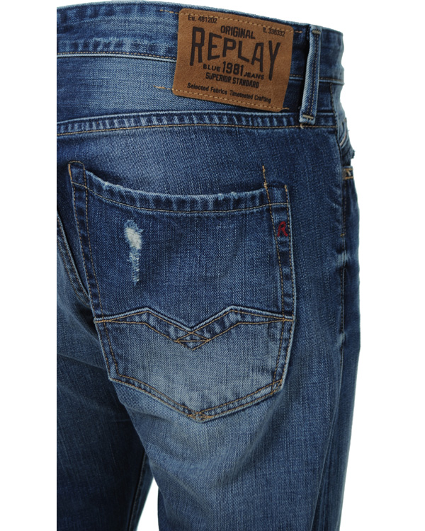 Hombres | Pantalones | Replay | Waitom M983 Jeans Flat Finish Denim