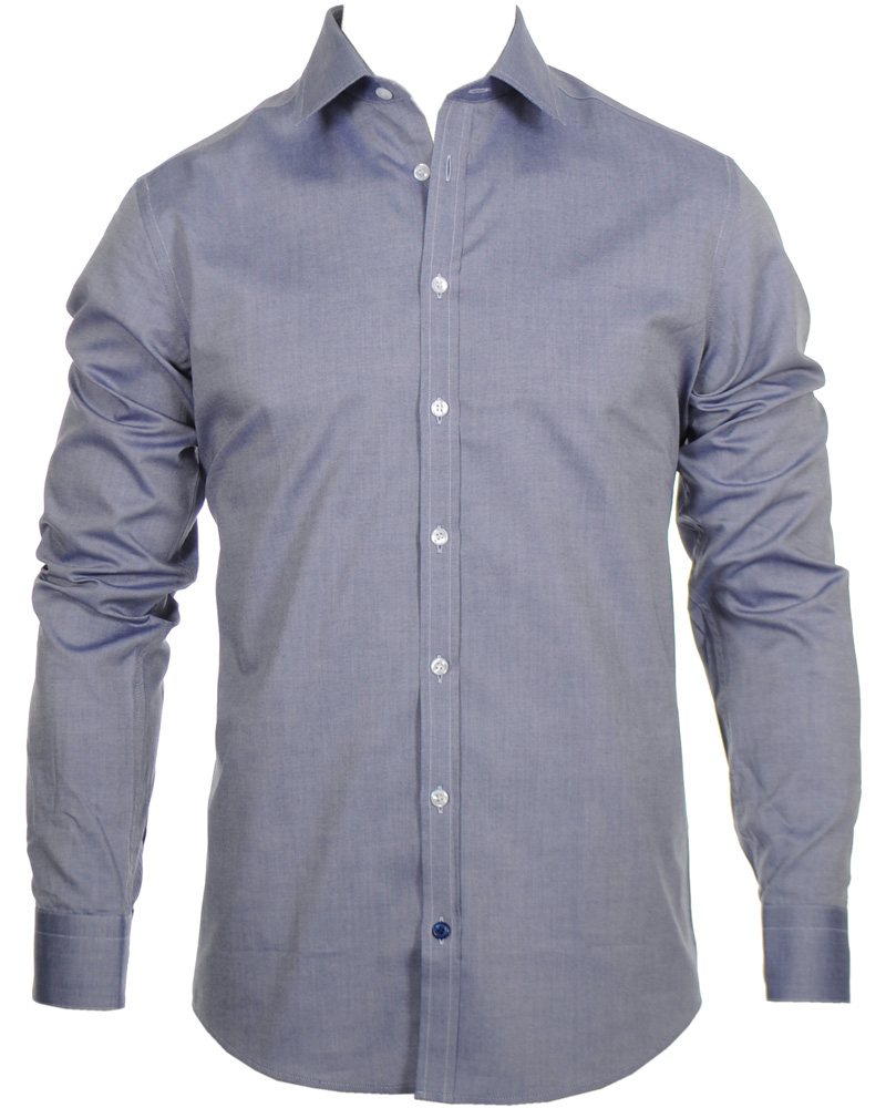 Hombres | Camisas | Tiger of Sweden | Pelle Shirt Grey Blue