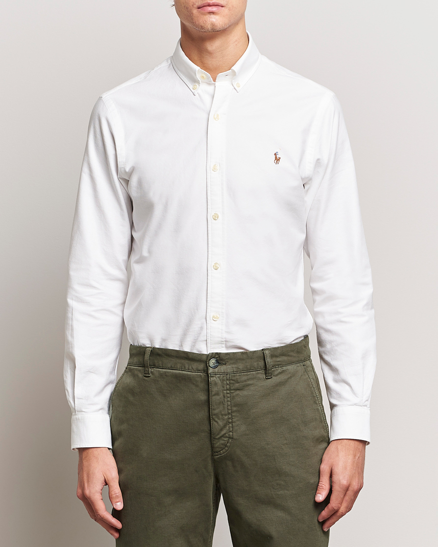 Hombres | Clásicos atemporales | Polo Ralph Lauren | Slim Fit Shirt Oxford White