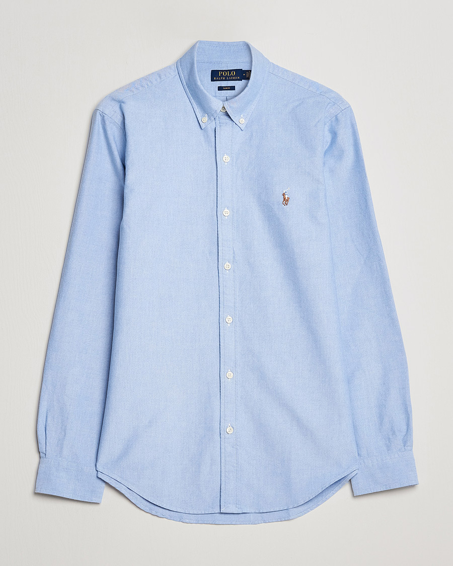 Hombres | Camisas | Polo Ralph Lauren | Slim Fit Shirt Oxford Blue