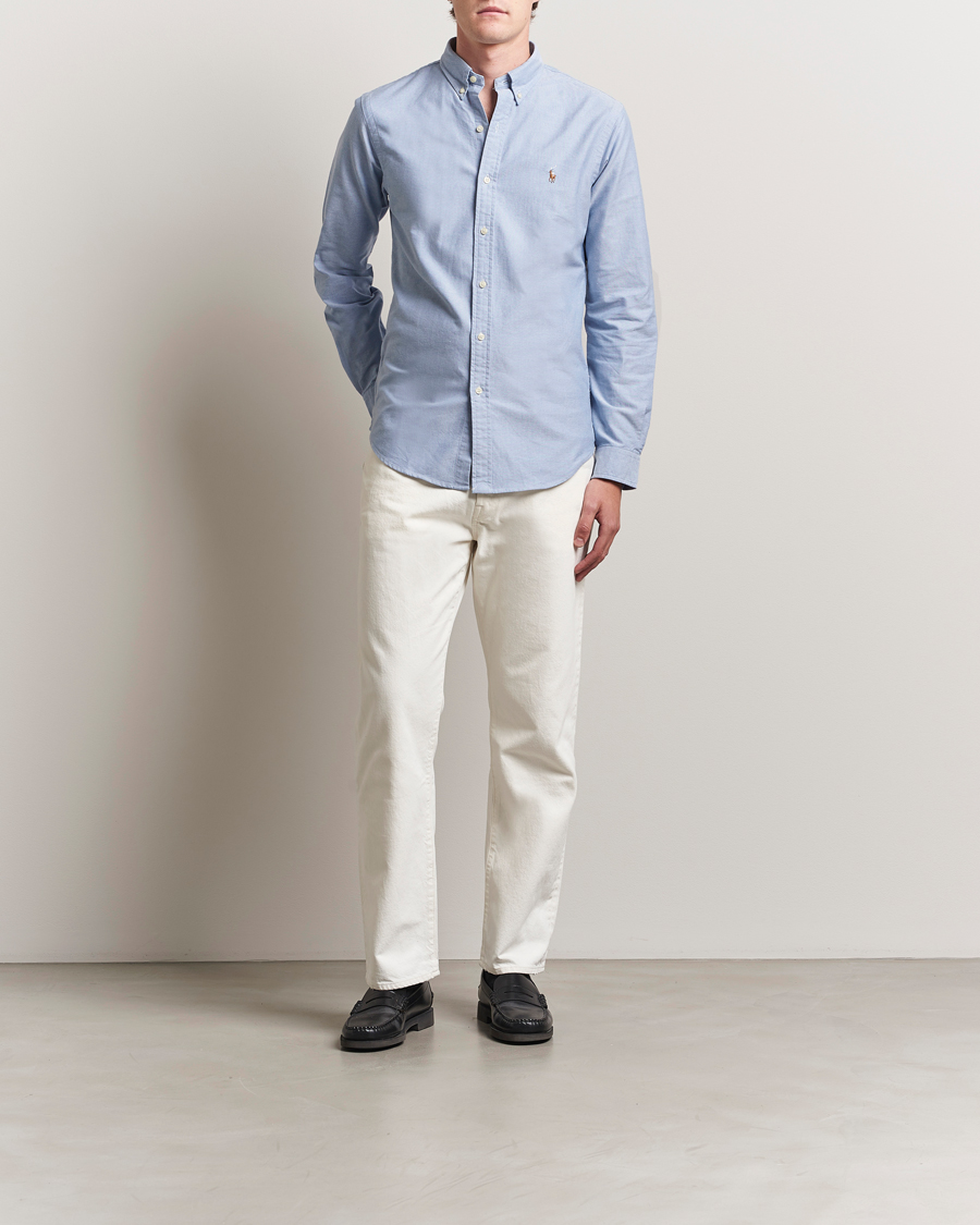 Hombres | Camisas | Polo Ralph Lauren | Slim Fit Shirt Oxford Blue