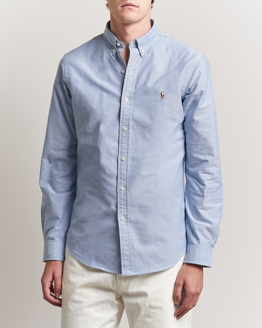 Hombres | Camisas | Polo Ralph Lauren | Slim Fit Shirt Oxford Blue