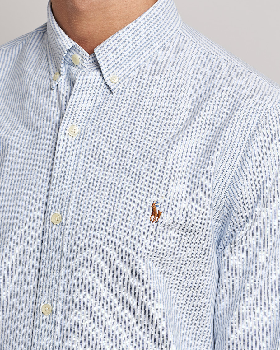 Hombres | Camisas | Polo Ralph Lauren | Slim Fit Shirt Oxford Stripes Blue