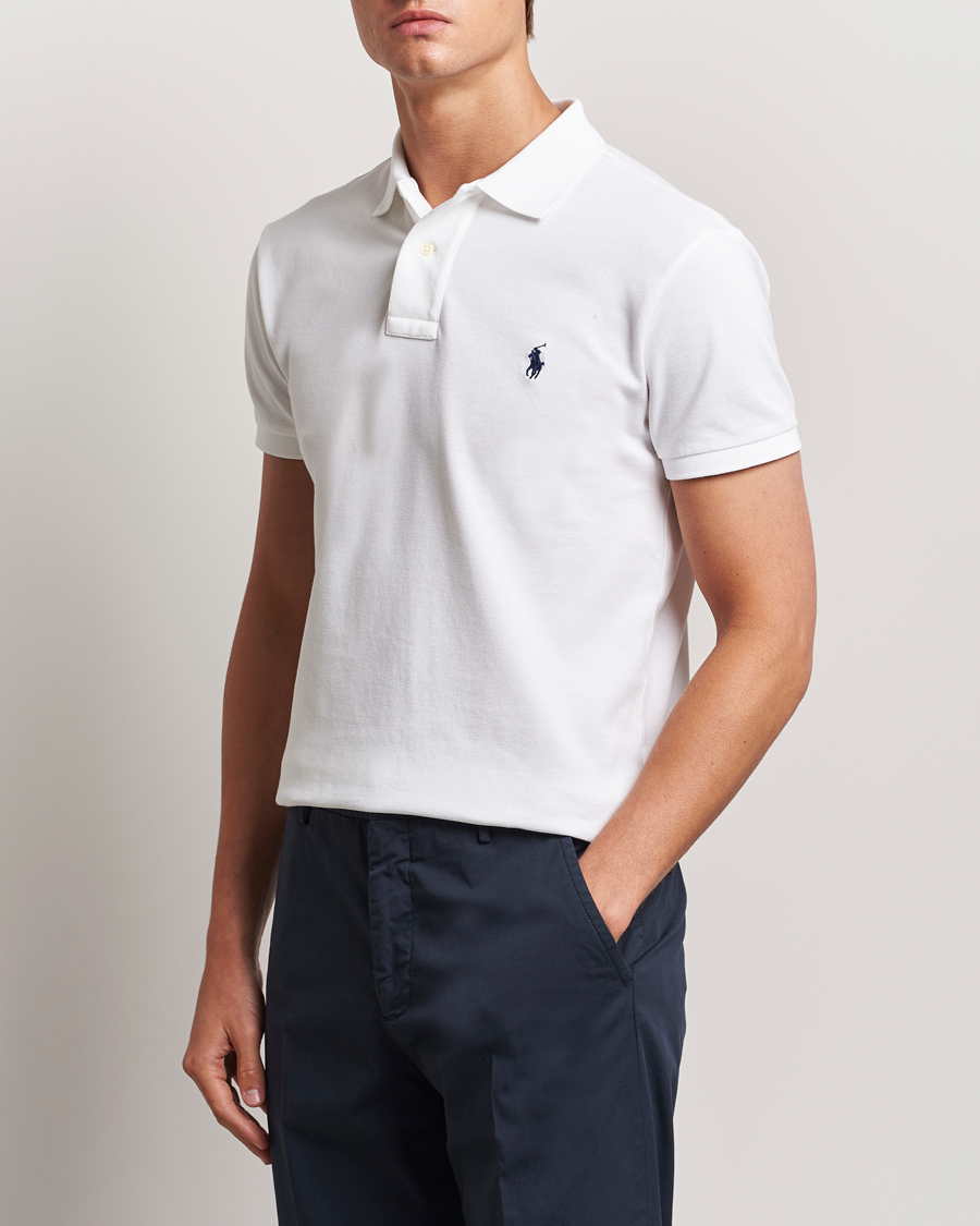Hombres | Polos | Polo Ralph Lauren | Slim Fit Polo White