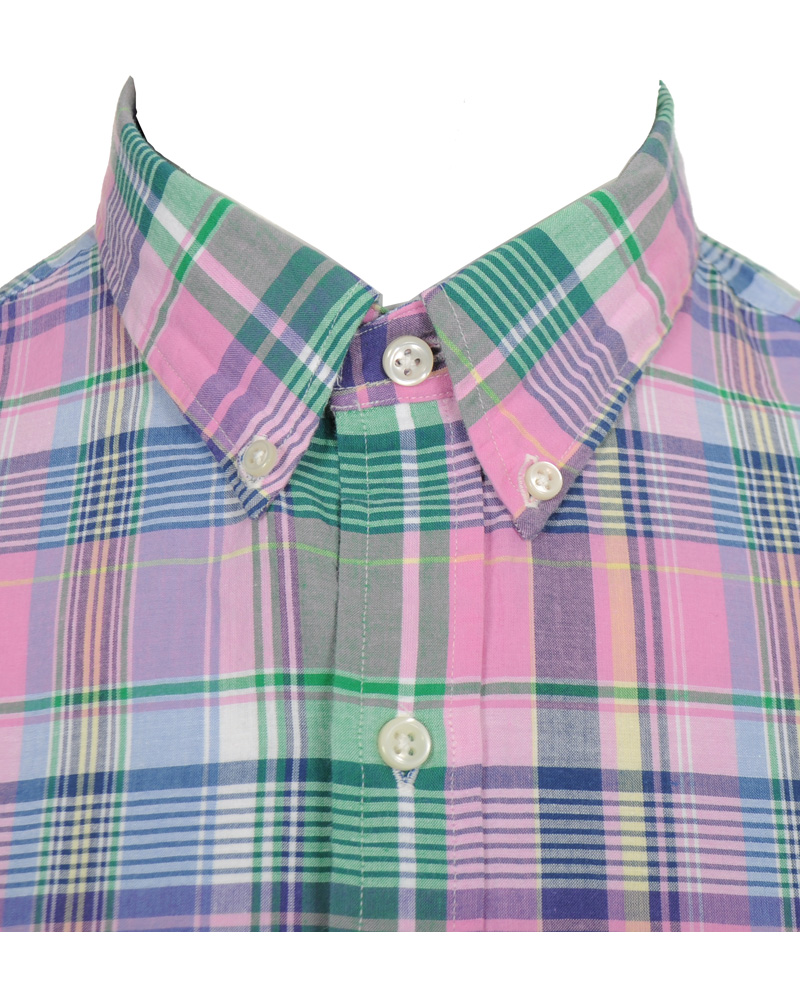 Hombres | Camisas | Polo Ralph Lauren | Slim Fit Shirt Check Pink/Blue