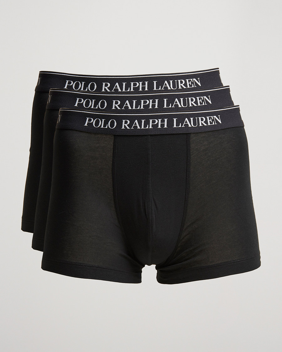 Hombres | Ropa interior y calcetines | Polo Ralph Lauren | 3-Pack Trunk Black