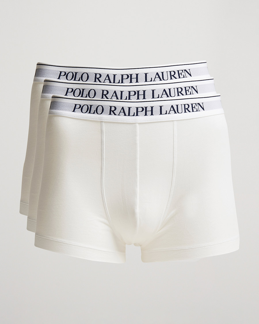 Hombres | Ropa interior y calcetines | Polo Ralph Lauren | 3-Pack Trunk White