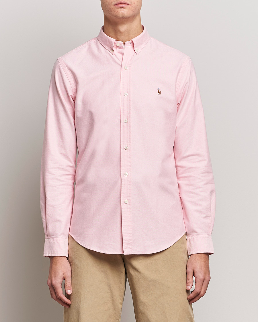 Hombres |  | Polo Ralph Lauren | Slim Fit Shirt Oxford Pink
