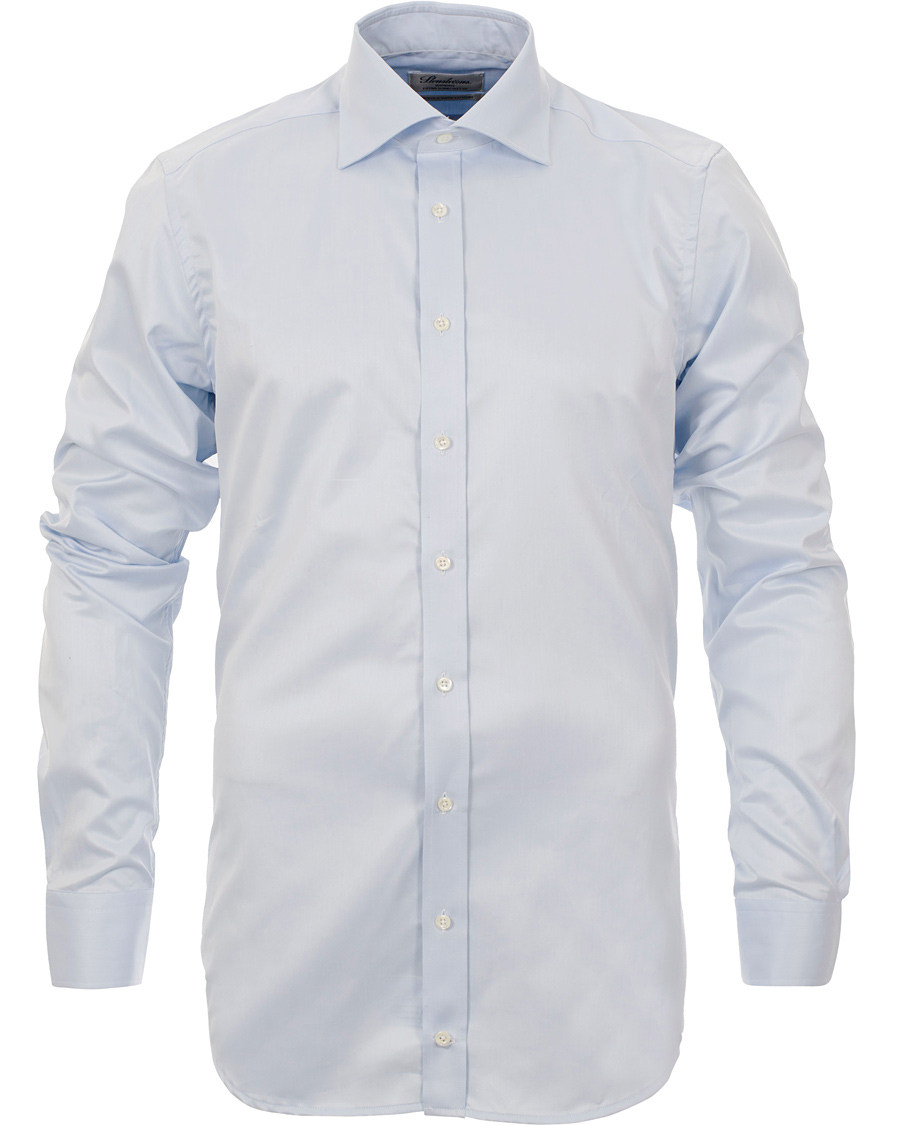 Hombres | Camisas | Stenströms | Slimline Shirt Light Blue