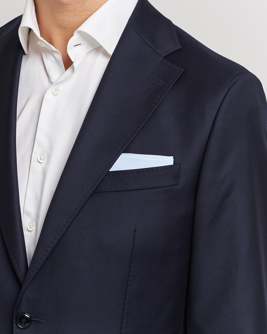 Hombres | Pañuelos de bolsillo | Stenströms | Handkerchief Cotton Blue