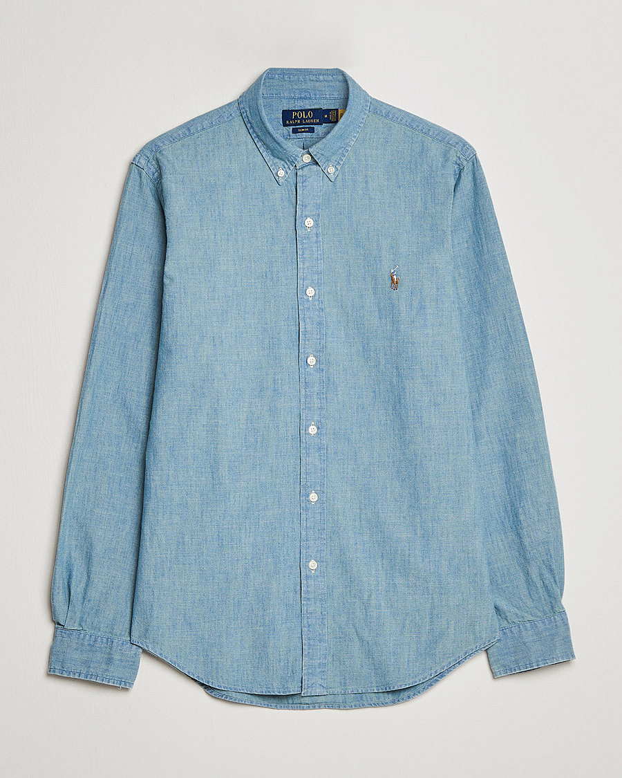 Hombres | Camisas | Polo Ralph Lauren | Slim Fit Chambray Shirt Washed