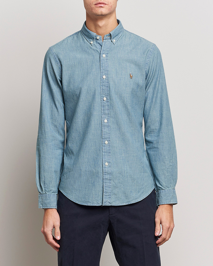 Hombres | Casual | Polo Ralph Lauren | Slim Fit Chambray Shirt Washed