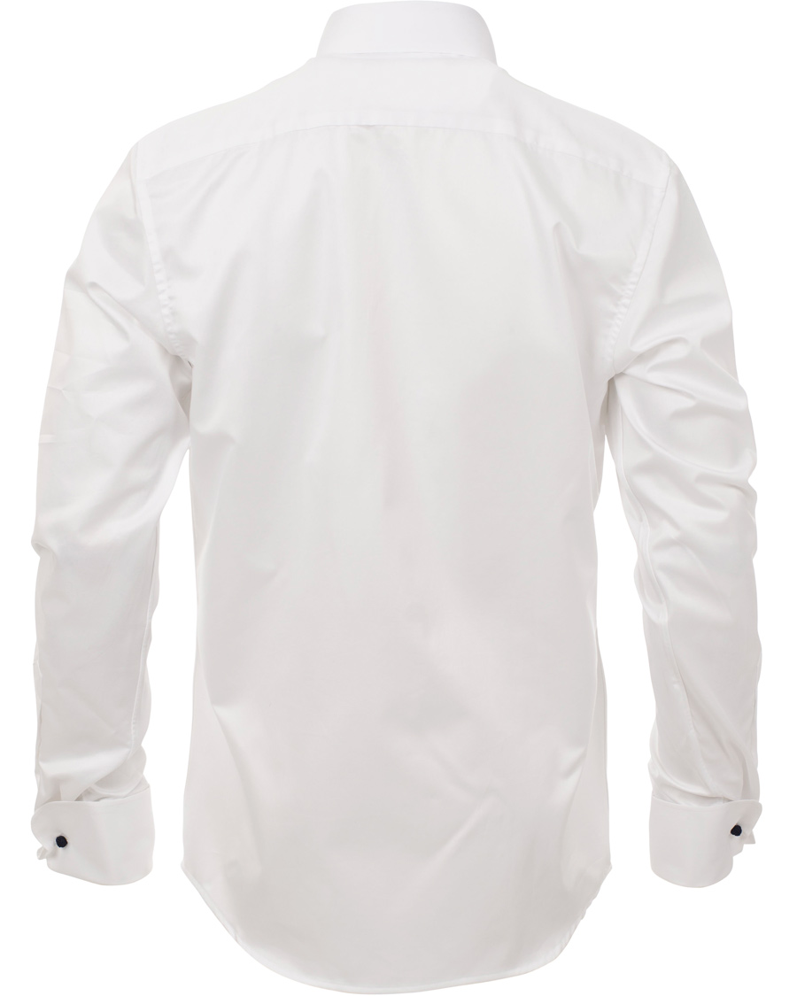 Hombres | Camisas | Stenströms | Slimline Tuxedo Shirt White 43 - XL
