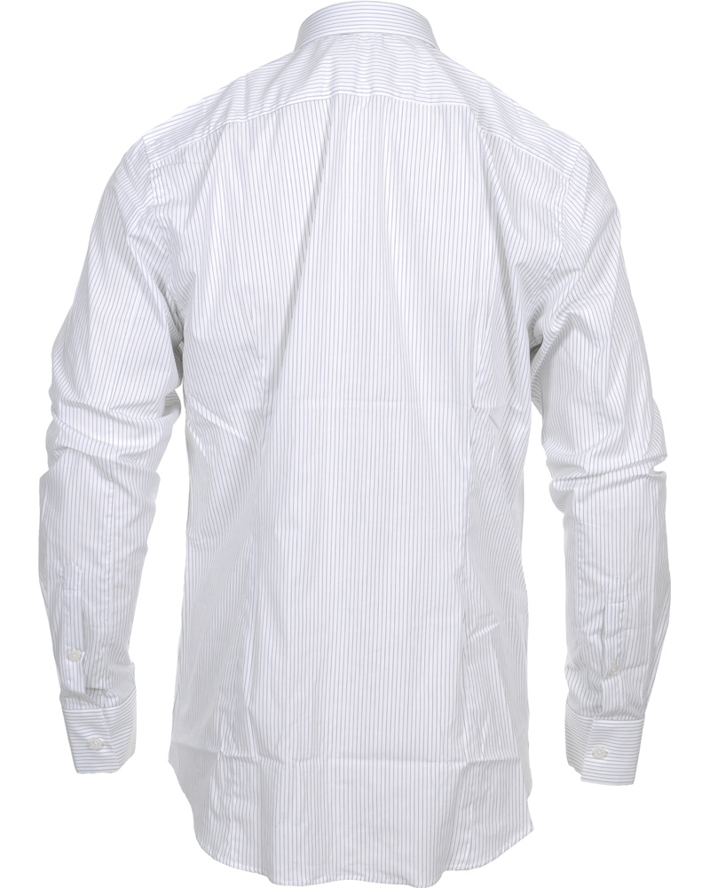 Hombres | Camisas | Filippa K | Paul Stretch Shirt White/Navy