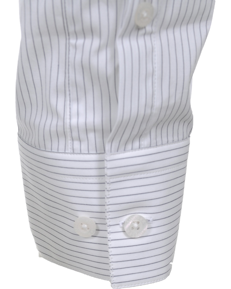 Hombres | Camisas | Filippa K | Paul Stretch Shirt White/Navy