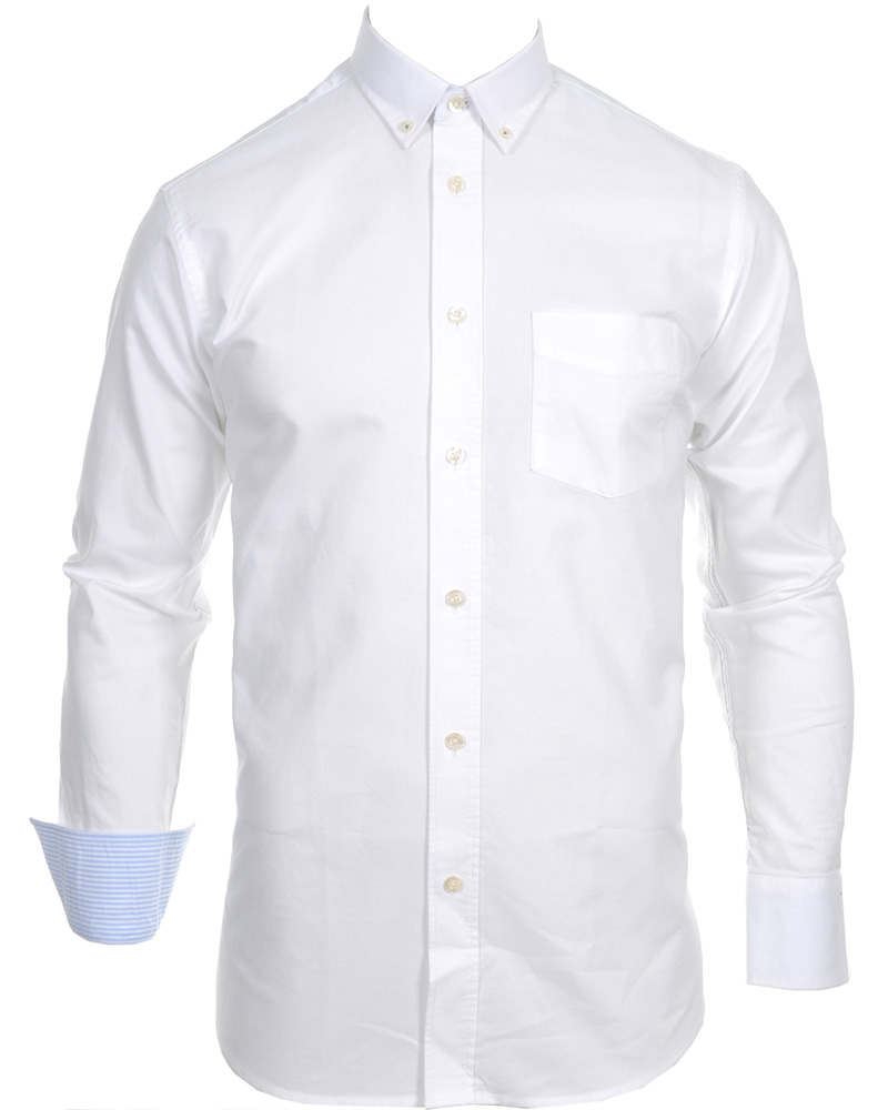 Hombres | Camisas | Henri-Lloyd | Henri Lloyd Oxford Fitted Shirt Optical White