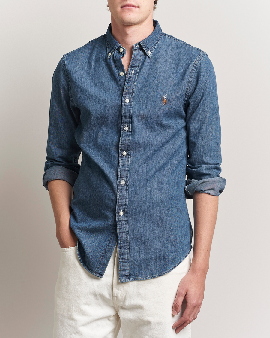 Hombres | Camisas | Polo Ralph Lauren | Slim Fit Shirt Denim Dark Wash