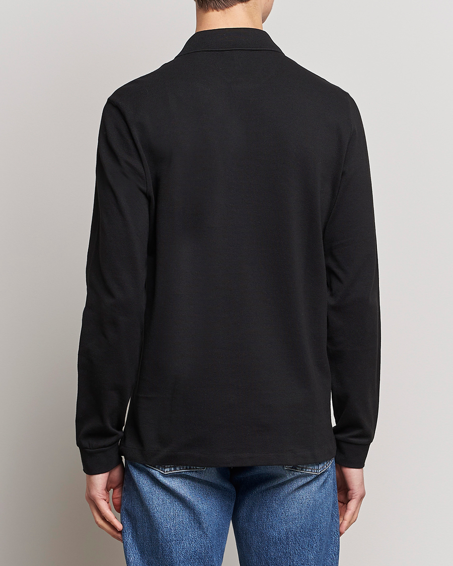 Hombres | Polos | Lacoste | Original Long Sleeve Polo Piké Black