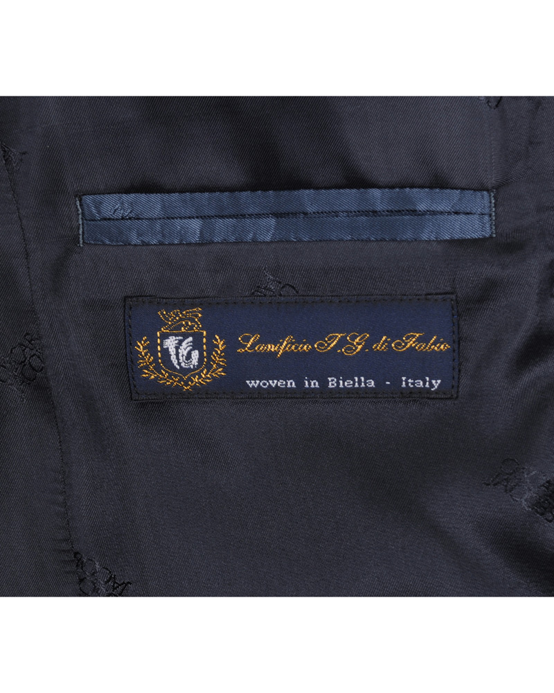 Hombres | Blazers | Oscar Jacobson | Fuego Kavaj 100% Wool Navy