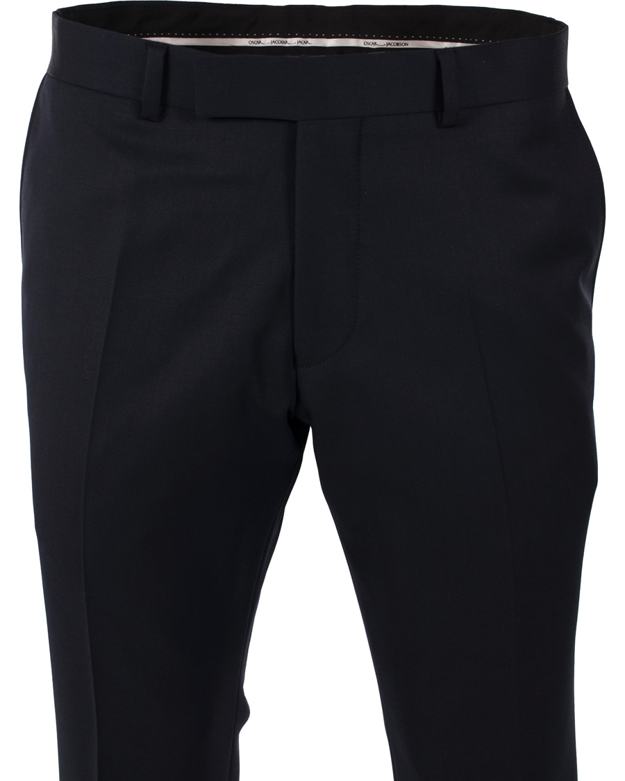 Hombres | Pantalones | Oscar Jacobson | Dave Kostymbyxa 100% Wool Navy 44