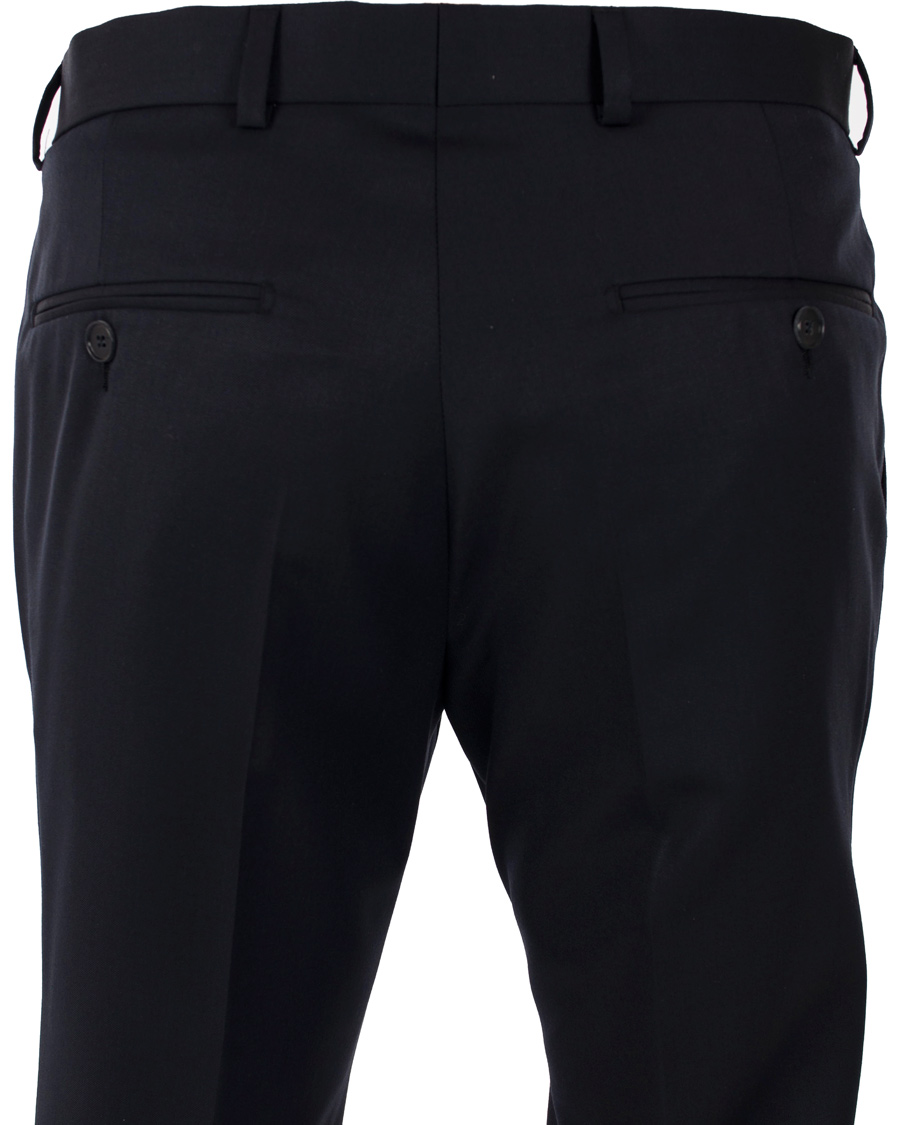 Hombres | Pantalones | Oscar Jacobson | Dave Kostymbyxa 100% Wool Navy 44