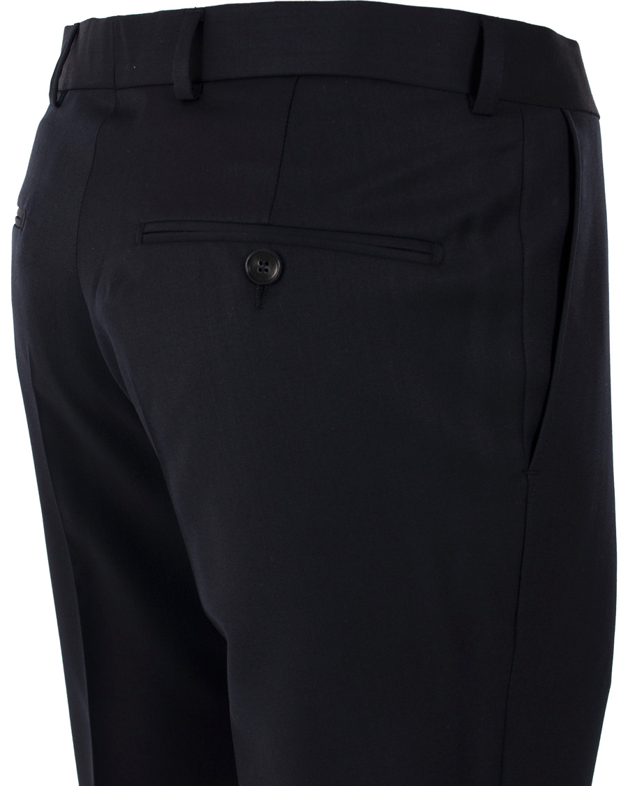 Hombres | Pantalones | Oscar Jacobson | Dave Kostymbyxa 100% Wool Navy 44