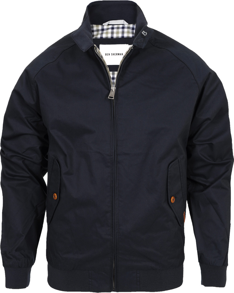 Hombres | Abrigos y chaquetas | Ben Sherman | Harrington Jacket Navy