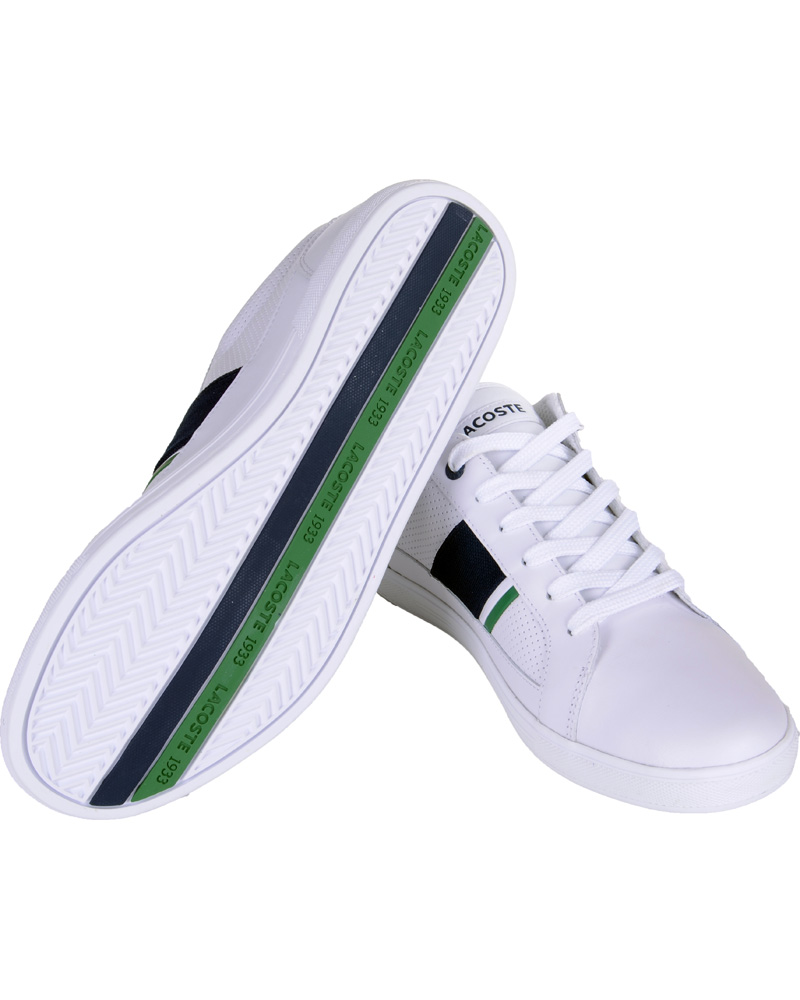Hombres | Lacoste Europa Cre Sneaker White Dark Blue | Lacoste | Europa Cre Sneaker White Dark Blue