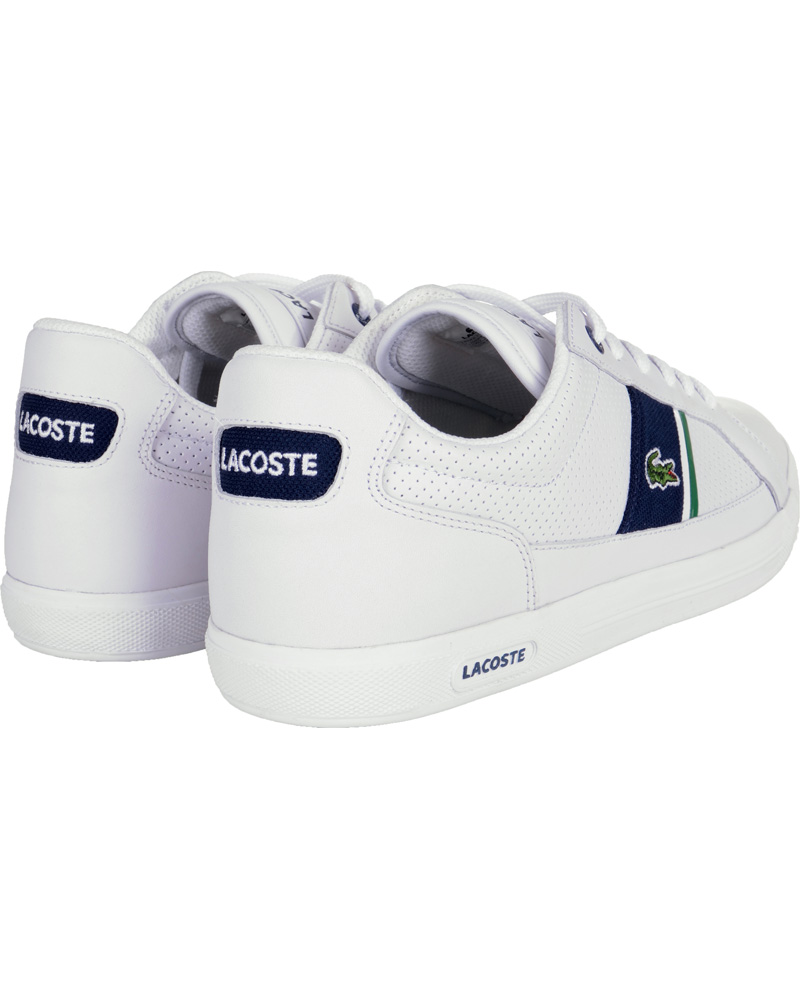 Hombres | Lacoste Europa Cre Sneaker White Dark Blue | Lacoste | Europa Cre Sneaker White Dark Blue