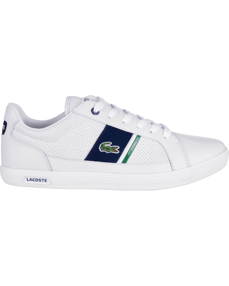 Hombres | Lacoste Europa Cre Sneaker White Dark Blue | Lacoste | Europa Cre Sneaker White Dark Blue