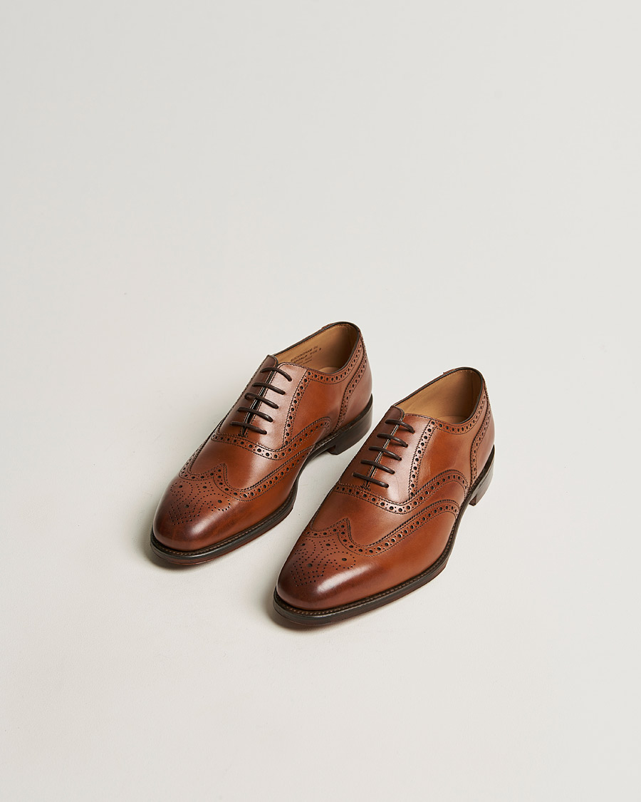 Hombres | Loake 1880 Buckingham Brogue Brown Burnished Calf | Loake 1880 | Buckingham Brogue Brown Burnished Calf