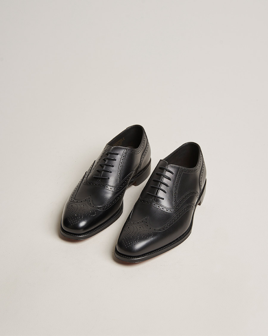 Hombres | Zapatos | Loake 1880 | Buckingham Brogue Black Calf