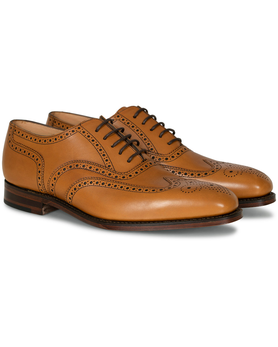 Hombres | Loake 1880 Buckingham Brogue Tan Burnished Calf | Loake 1880 | Buckingham Brogue Tan Burnished Calf