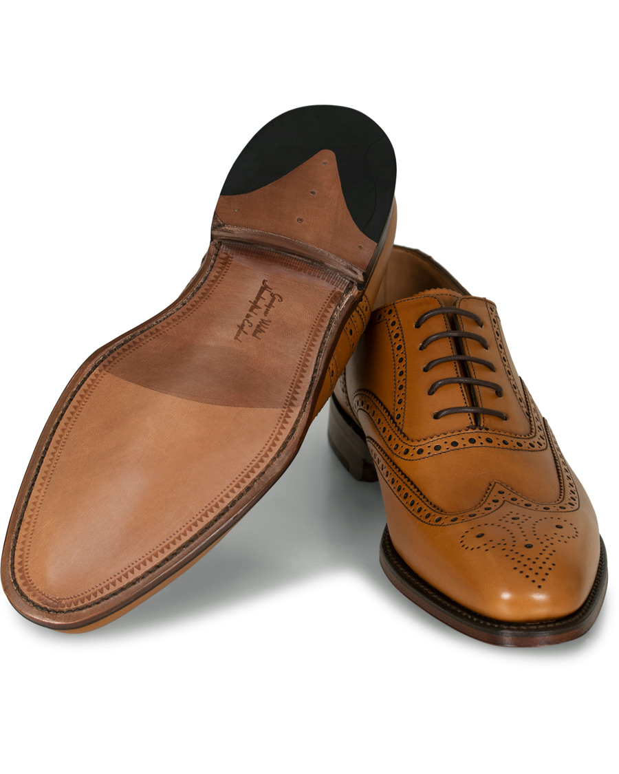 Hombres | Loake 1880 Buckingham Brogue Tan Burnished Calf | Loake 1880 | Buckingham Brogue Tan Burnished Calf