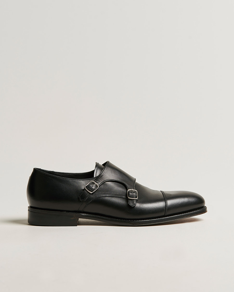 Hombres | Zapatos monk strap | Loake 1880 | Cannon Monkstrap Black Calf