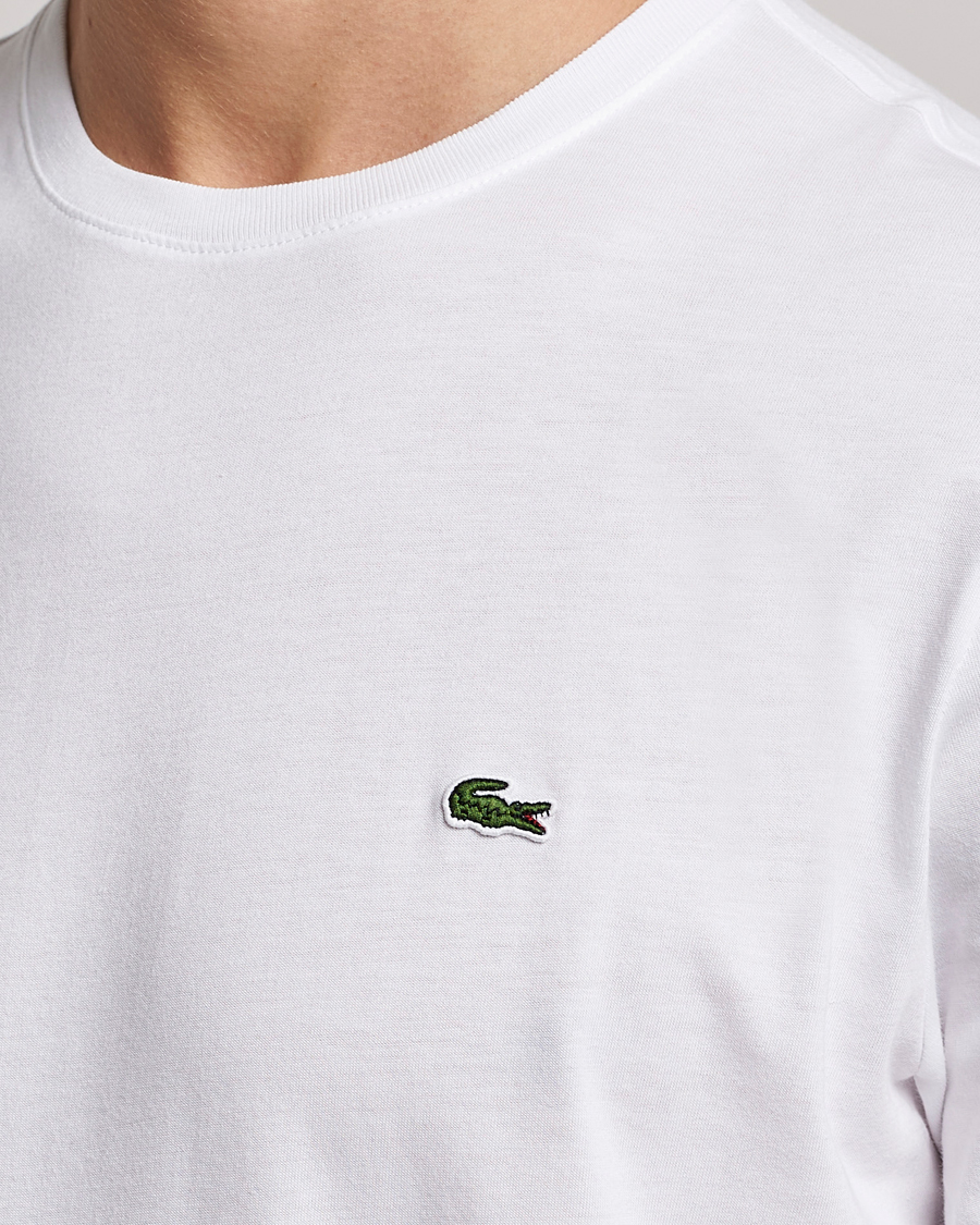 Hombres | Camisetas | Lacoste | Crew Neck T-Shirt White