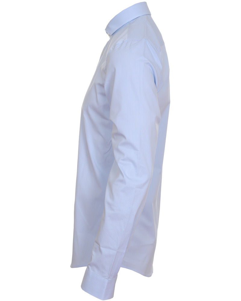 Hombres | Camisas | Tiger of Sweden | Thornie Stripe Light Blue