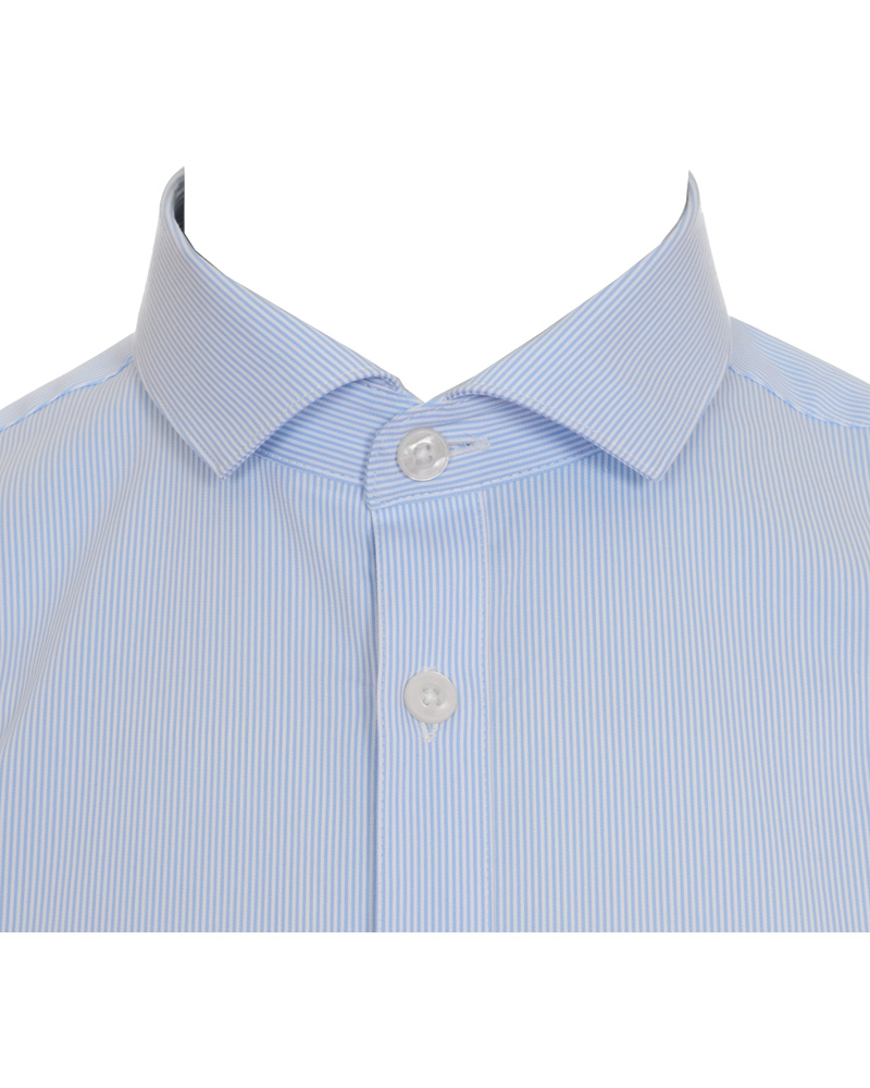Hombres | Camisas | Tiger of Sweden | Thornie Stripe Light Blue
