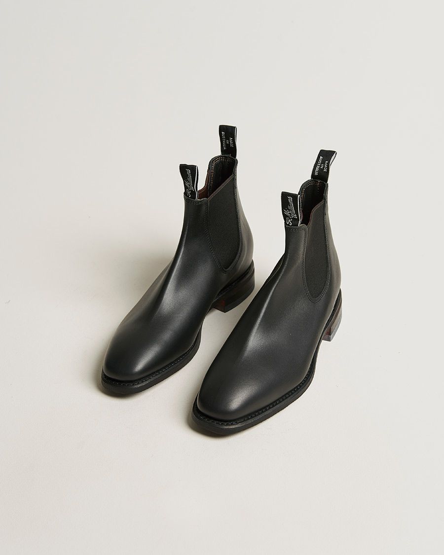 Hombres | R.M.Williams Blaxland G Boot Yearling Black | R.M.Williams | Blaxland G Boot Yearling Black