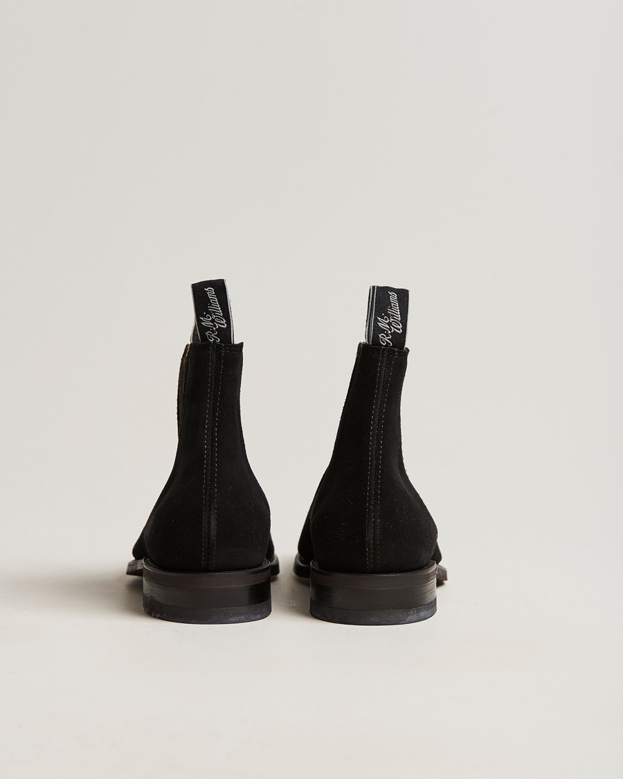 Hombres | R.M.Williams Blaxland G Boot Suede Black | R.M.Williams | Blaxland G Boot Suede Black
