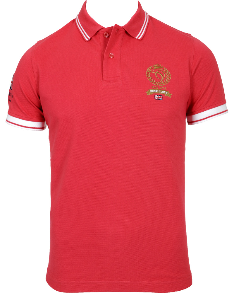 Hombres | Polos | Henri-Lloyd | Henri Lloyd Byron 50 Years Polo Cowes Red
