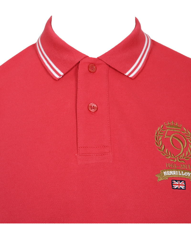 Hombres | Polos | Henri-Lloyd | Henri Lloyd Byron 50 Years Polo Cowes Red