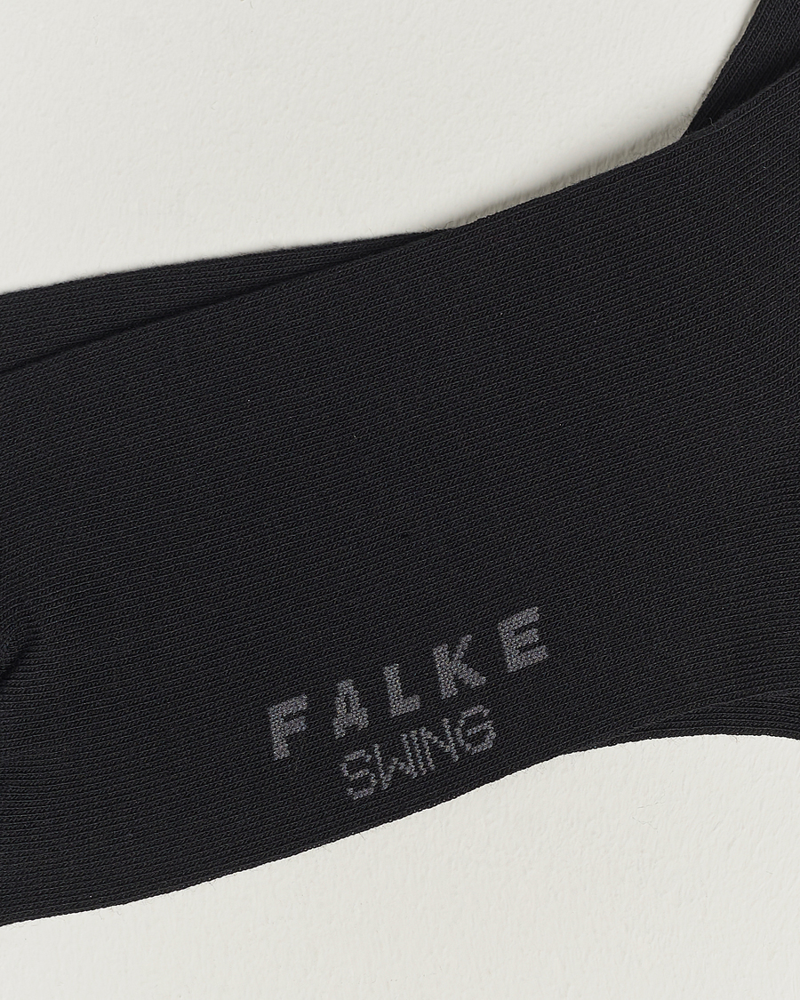 Hombres | Calcetines diarios | Falke | Swing 2-Pack Socks Black