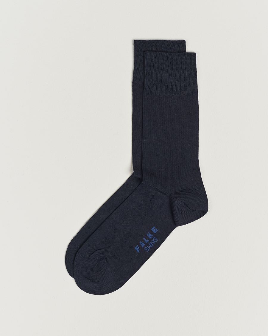 Hombres | Ropa interior y calcetines | Falke | Swing 2-Pack Socks Navy