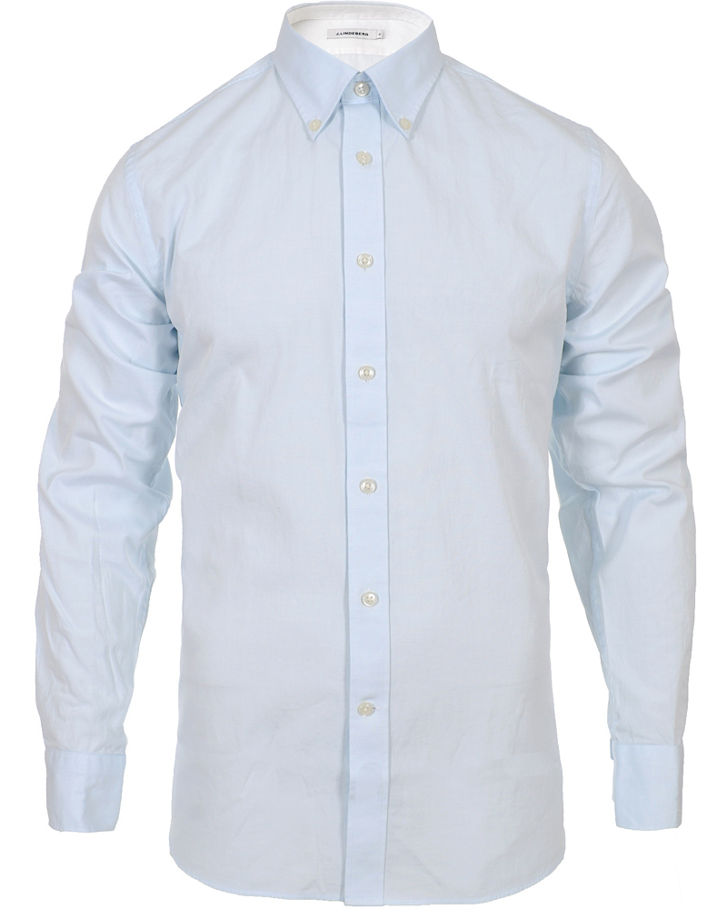 Hombres | Camisas | J.Lindeberg | Bobby 2.0 Super Oxford Shirt Light Blue