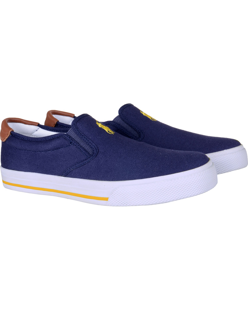 Hombres | Polo Ralph Lauren Vaughn Slip On Sneaker Navy | Polo Ralph Lauren | Vaughn Slip On Sneaker Navy