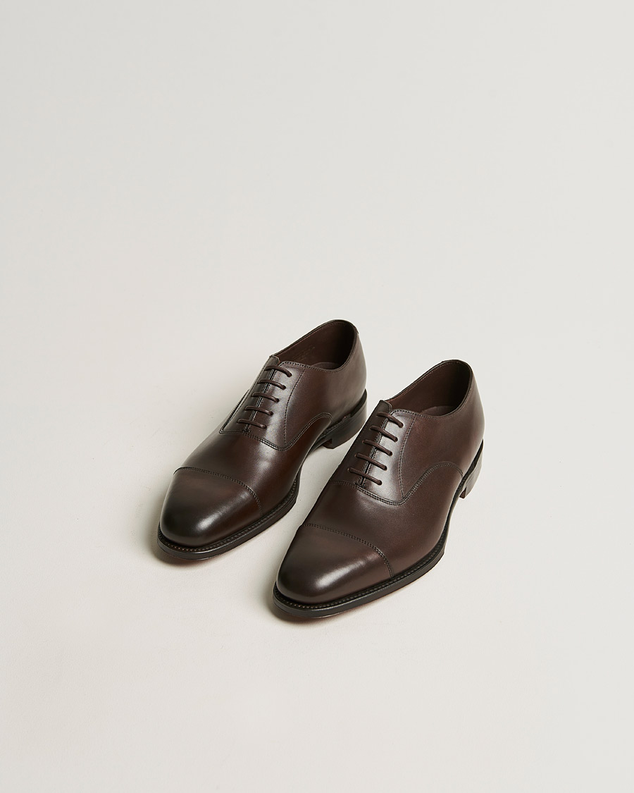 Hombres | Zapatos Oxford | Loake 1880 | Aldwych Oxford Dark Brown Calf